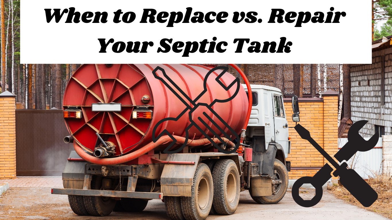 when to replace vs repair your septic tank