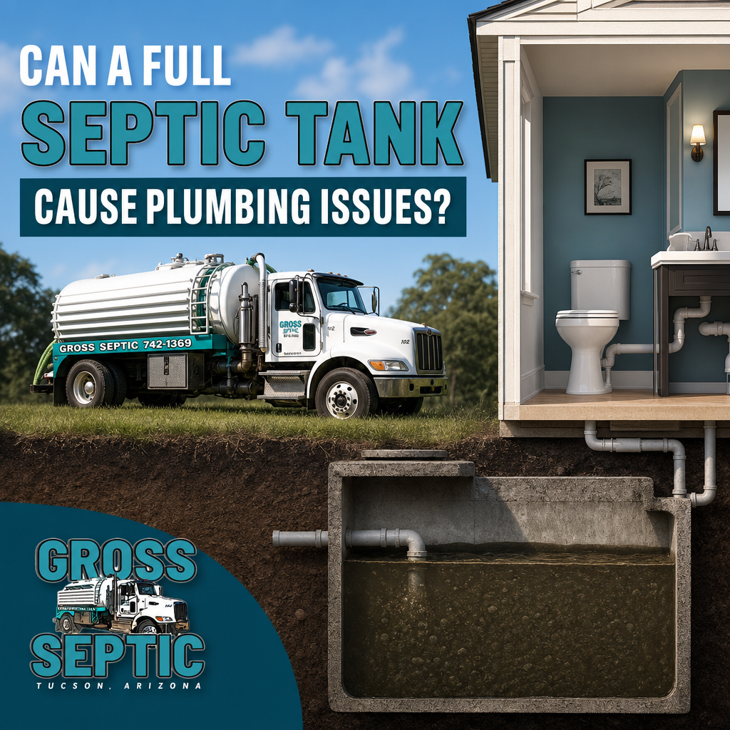 Can a Full Septic Tank Cause Plumbing Issues