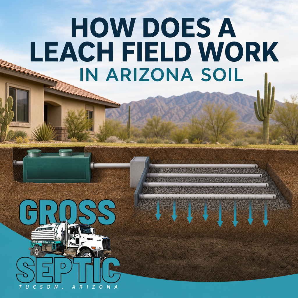 How Does a Leach Field Work in Arizona Soil